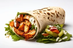 Tikka chicken wrap