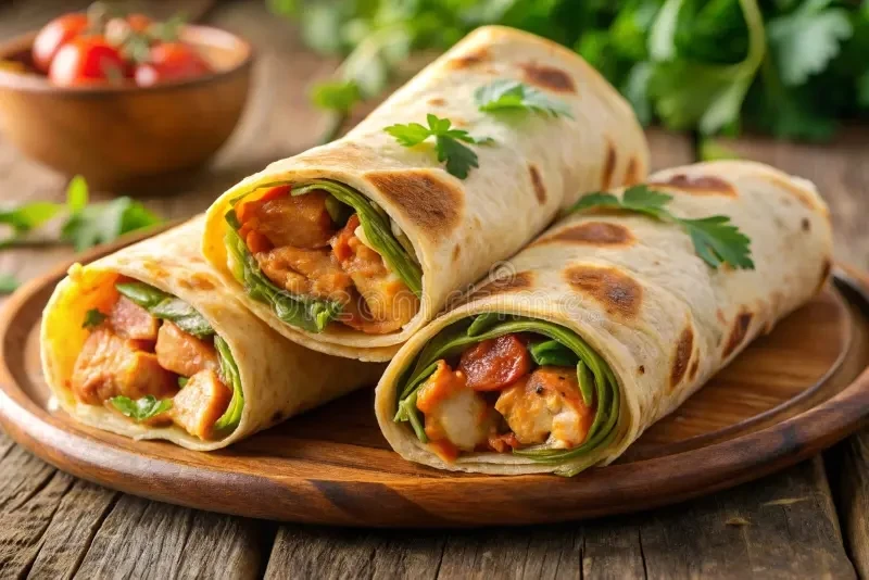 Crispy Chicken Pratha Roll