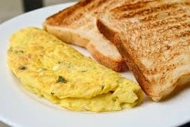 Omelette with 2 Toast