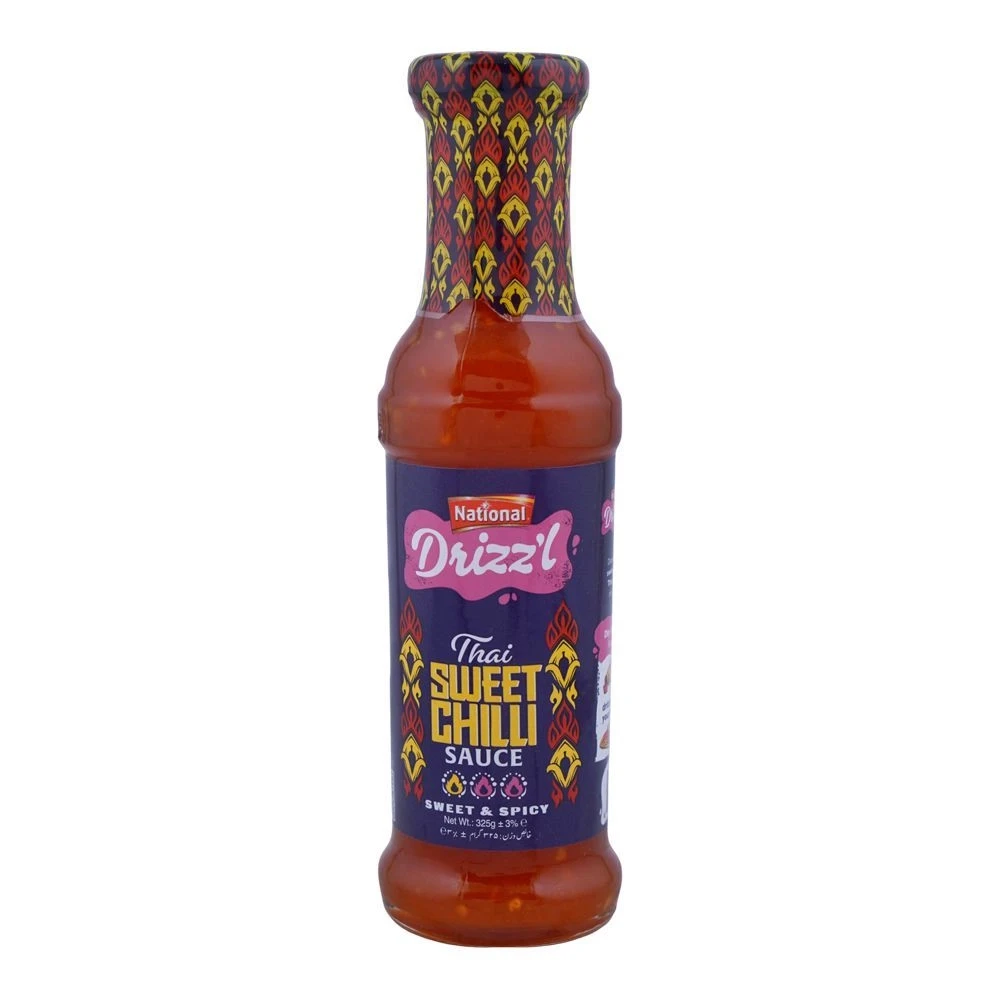 National Drizzl Thai Sweet Chilli Sauce Sweet & Spicy 325gm