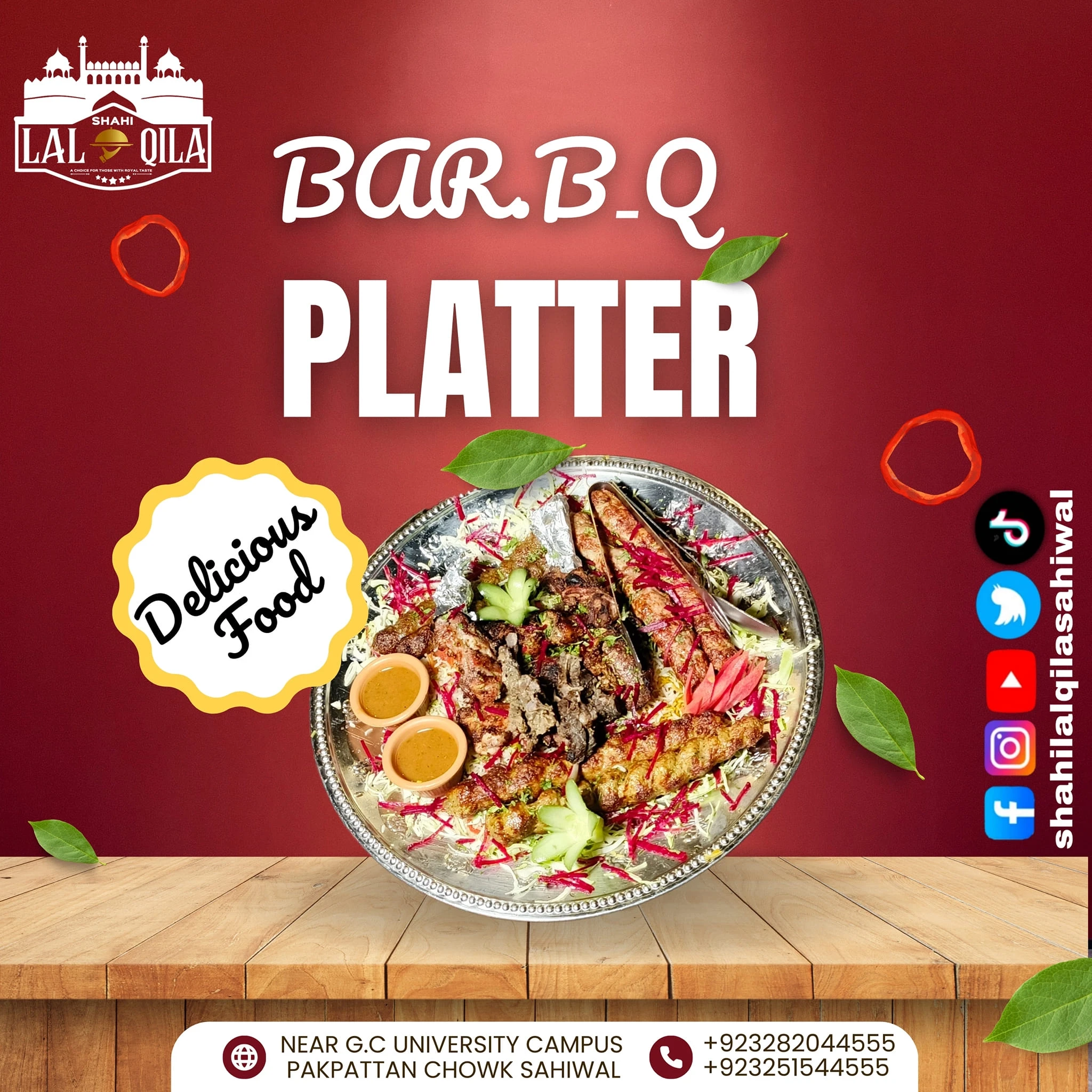 BAR B Q PLATTER 4 PERSONS :