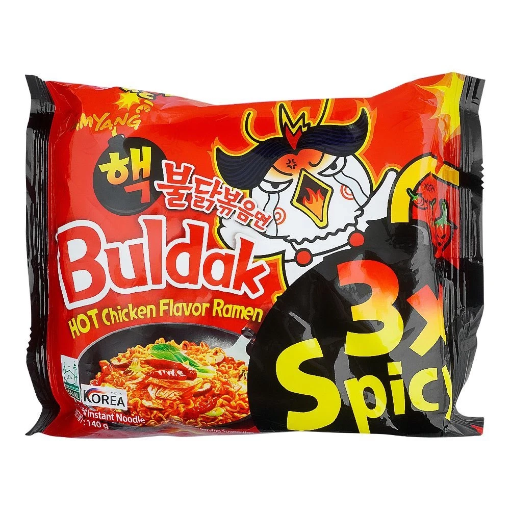 Samyang Hot 3X Spicy Buldak Korean Noodle 140g