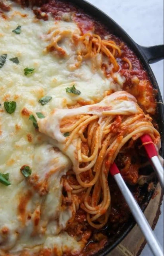 Spicy Chicken Cheese Spaghetti