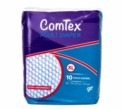 Comtex Extra Absorbency 10 Adult Diaper XL 127cm-177cm
