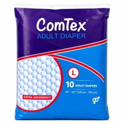 Comtex Extra Absorbency 10 Adult Diaper Large 100cm-150cm