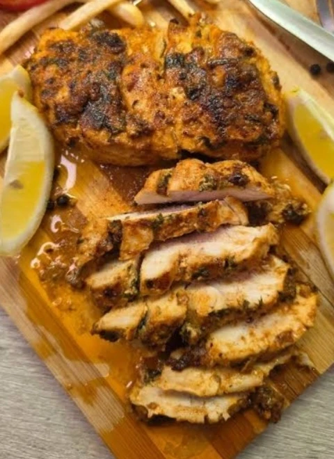 Chicken Steaks With Salad