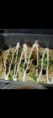 Loaded Chicken Cheese Omelet