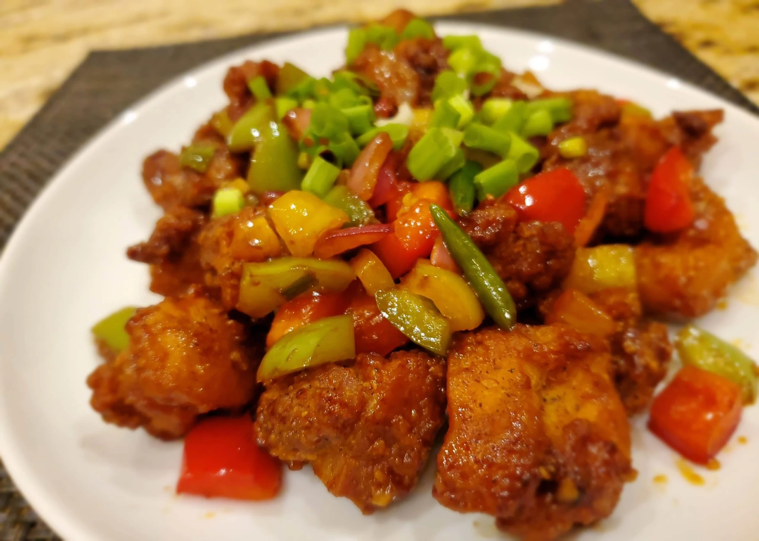 chilli chicken dry keto