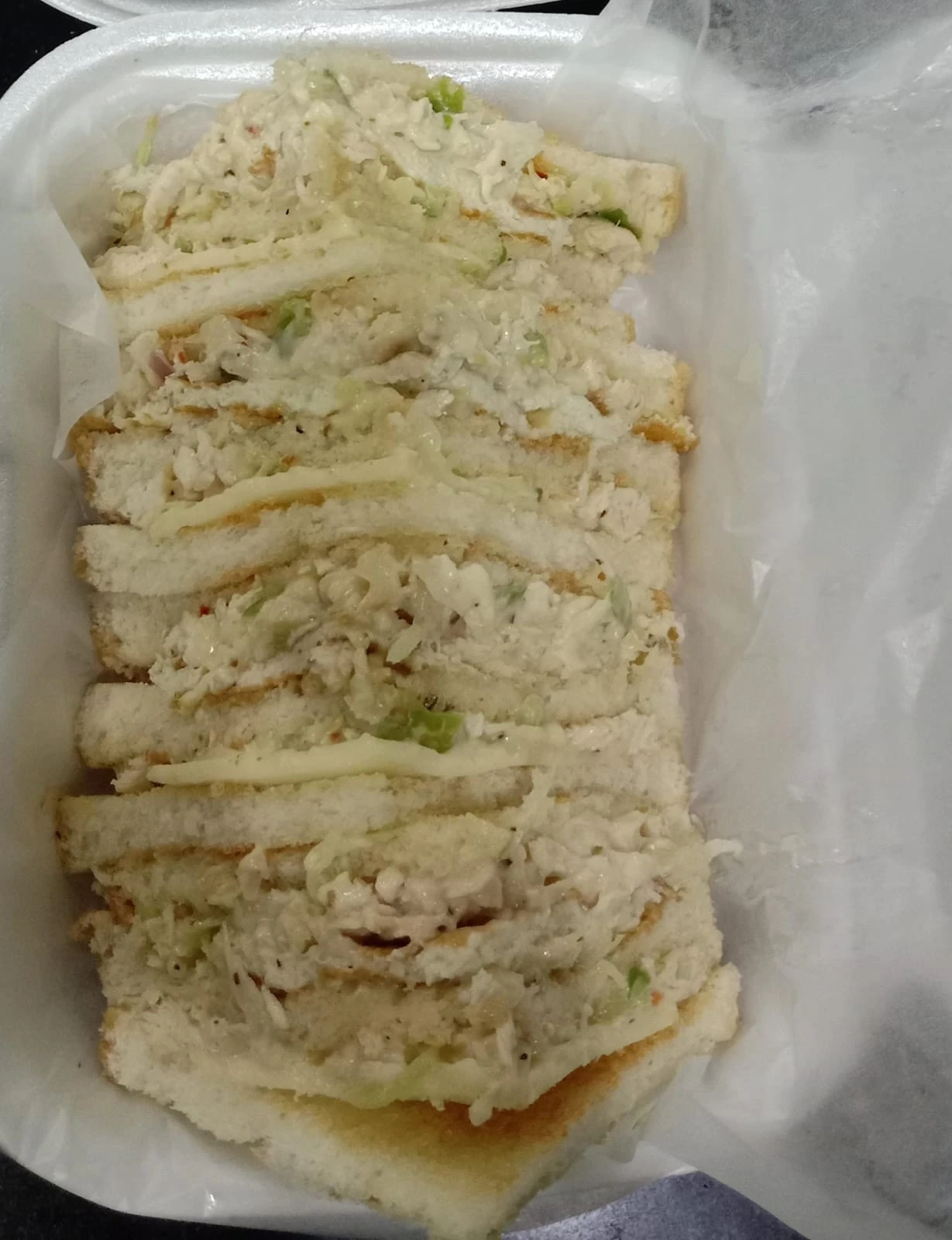 Loaded club sandwich