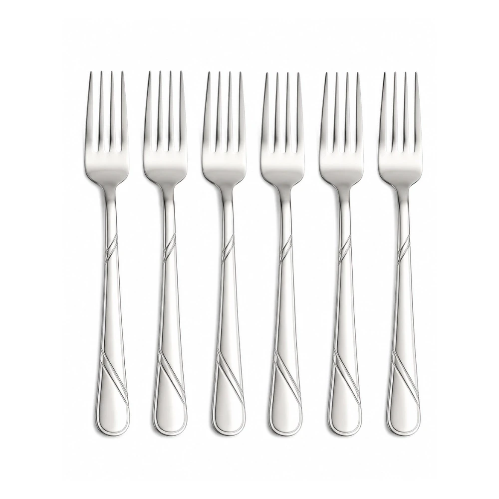 Stainless Steel Dinner Fork Set (6 Pcs)