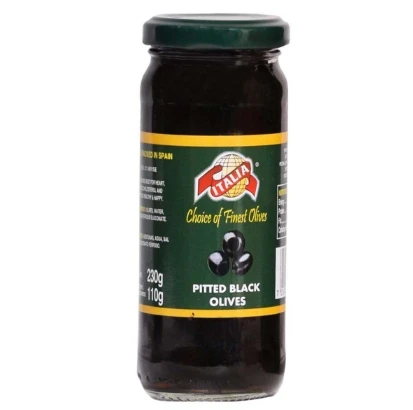 Italia Pitted Black Olives 230/110g