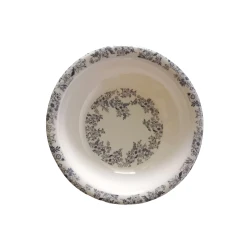 Melamine Midnight Floral Small Deep Plate