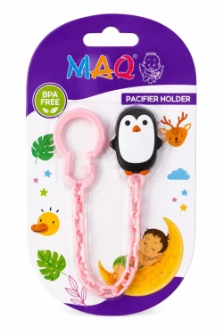 MAQ Penguin Pacifier Holder (BPA Free)