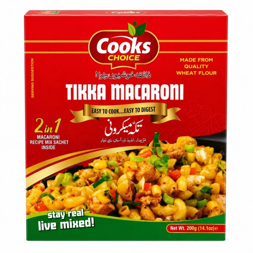 Cooks Choice Tikka Macaroni 2 in 1 – 200g