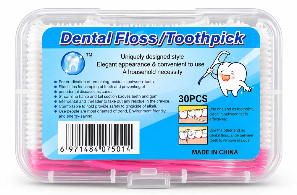 Dental Floss Tooth Picks 30Pcs