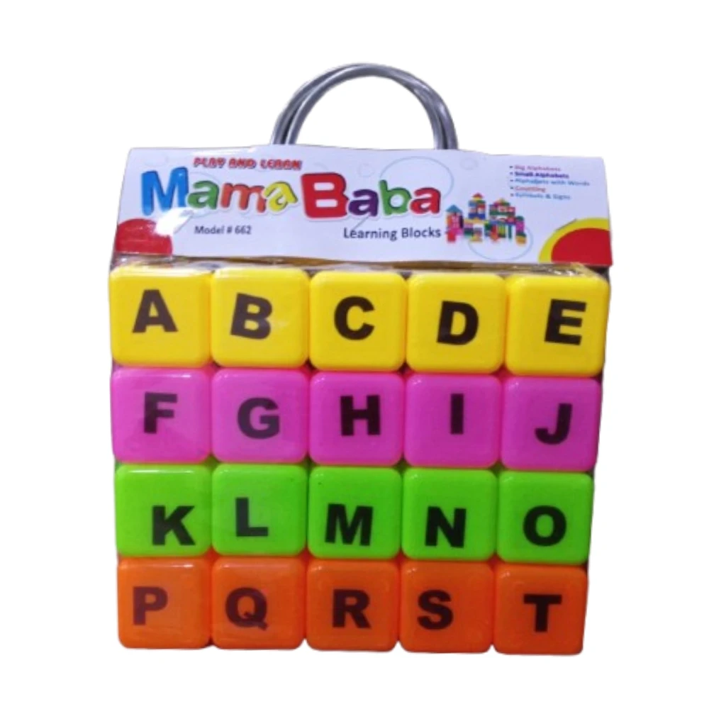 Mama Baba Learning Blocks Alphabet Educational Toy