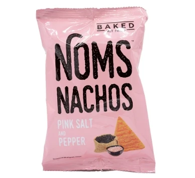 Noms Nachos Pink Salt And Pepper Chips 32g