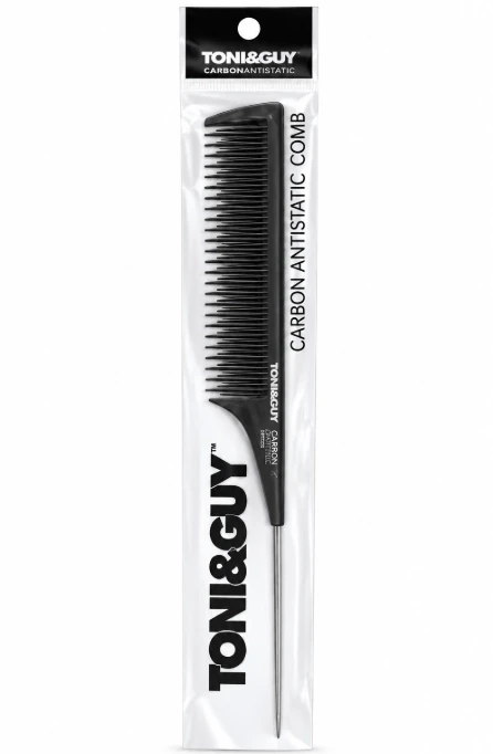 Toni&Guy Carbon Antistatic Rat Tail Comb #8612