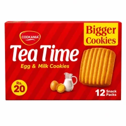 Cookania Tea Time Egg And Milk 12 Snack Packs