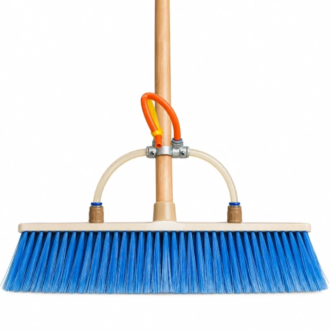 Solar Panel Cleaning Brush with Steel Handle