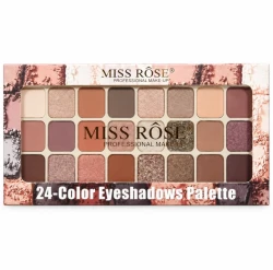 Miss Rose Professional Makeup 24 Color Eyeshadow Palette – Shine Shades