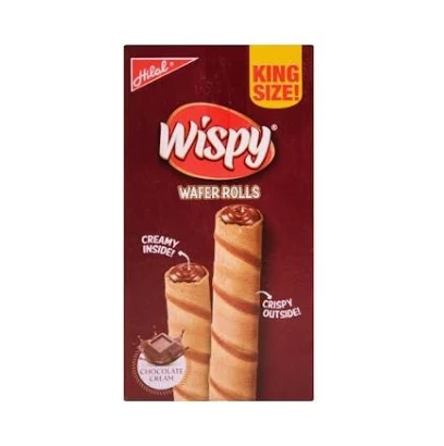 Hilal Wispy Chocolate Cream Wafer Rolls 12 Packs Box