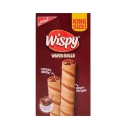 Hilal Wispy Chocolate Cream Wafer Rolls 12 Packs Box