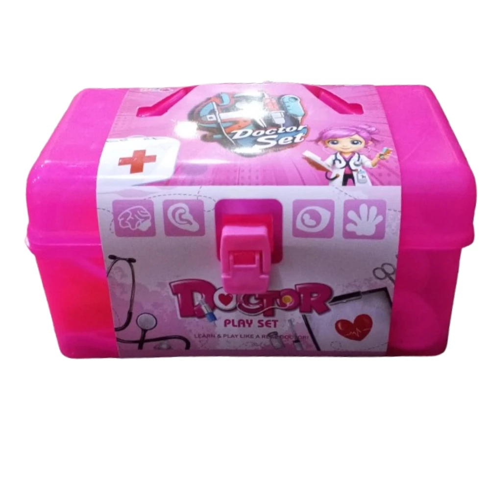 Doctor Play Set for Kids Pink