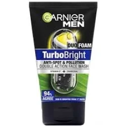 Garnier Men Turbo Bright Anti - Polution & Sports Face Wash 100ml