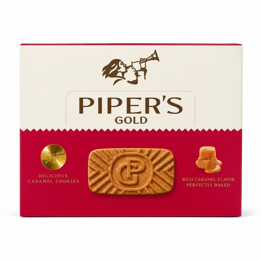 Peek Freans Pipers Gold Caramel Cookies