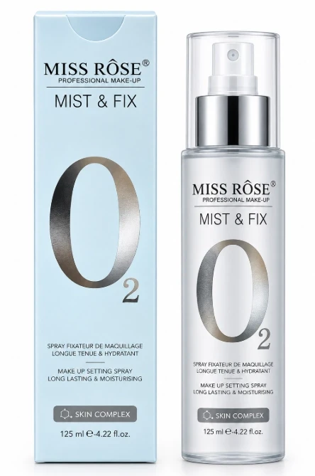 Miss Rose Mist & Fix O2 Makeup Setting Spray 125ml