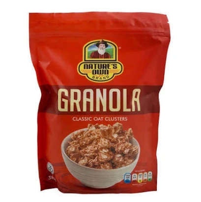 Natures Own Granola Classic Oat Clusters 380g