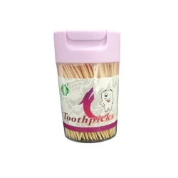 Tooth Picks Pack Transparent Jar