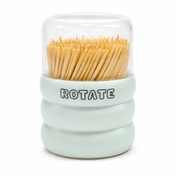 Rotate Tooth Pick Jar