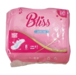 bliss-ultra-thin-sanitary-pads-long-8-pcs-the-trolley-sahiwal