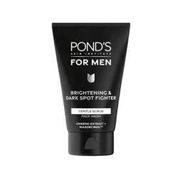 Ponds Men Brightning & Dark Spot Fighter Gentle Scrub Face Wash 100ml