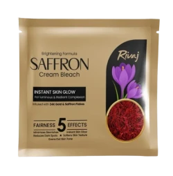 Rivaj Saffron Cream Bleach Sachet