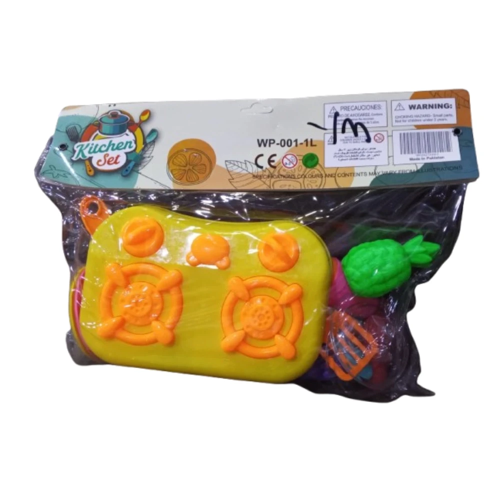 Kitchen Cooking Play Set with Accessories for Kids