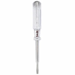 Transparent Handle Flathead Tester Screwdriver