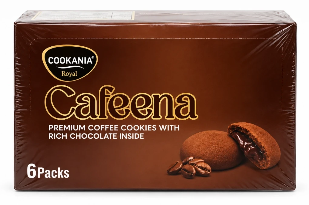 Cookania Cafeena Coffe Cookies 6 Packs (Rs:100)