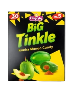 Giggly Big Tinkle Kacha Mango Candy 30 Pieces Rs. 5