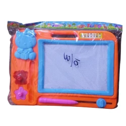 Magnetic Drawing Board with Stamps & Pen for Kids