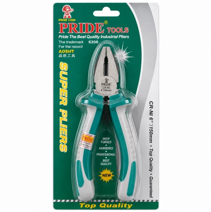 Pride Tools CR-NI 6-Inch Combination Pliers