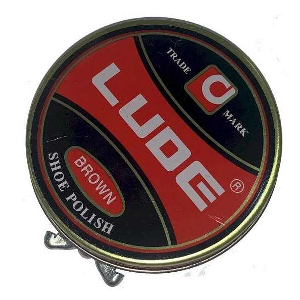 Lude Brown Shoe Polish 40ml