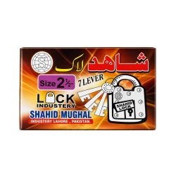 Shahid Mughal 7 Lever Heavy Duty Padlock 2.5 Inch with Keys-