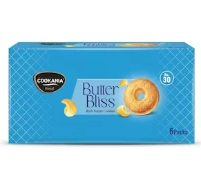 Cookania Butter Bliss  Rich Butter Cookies 6 Packs