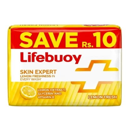 Lifebuoy Skin Expert Lemon Fresh Soap 3 in 1 123gm