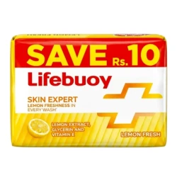 Lifebuoy Skin Expert Lemon Fresh Soap 3 in 1 123gm
