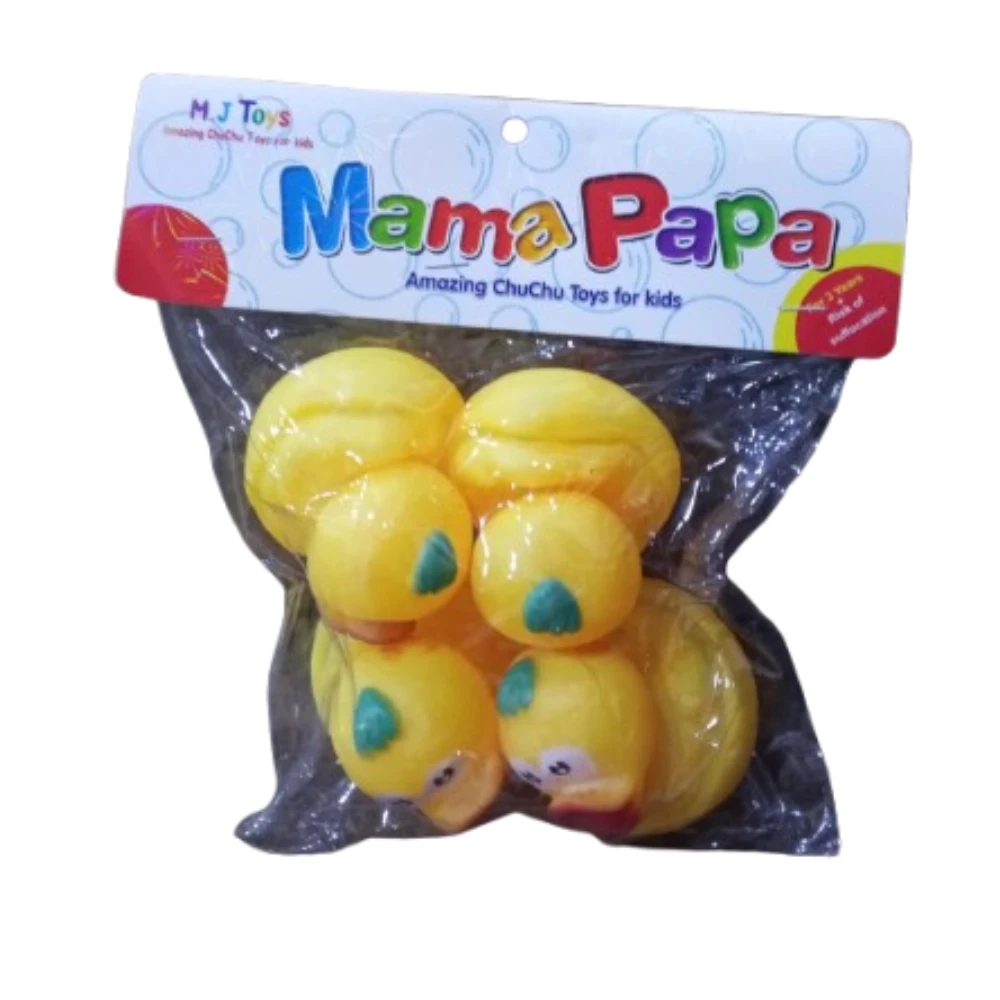 Mama Papa ChuChu Yellow Duck Bath Toys for Kids