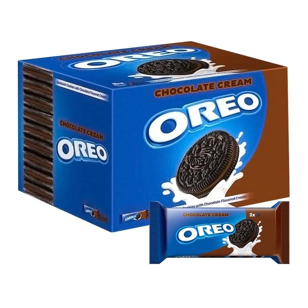 Oreo Chocolate Cream Biscuits 8 Packs Box Rs.50